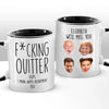 Tasse personnalisée avec photo « Je veux dire une bonne retraite » pour collègue, cadeau de Noël, d'appréciation et de départ à la retraite pour collègues, collègues de travail, etc.