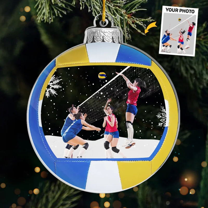 Custom Photo Let The Good Times Roll - Sport Personalized Custom Ornament - Acrylic Custom Shaped - Christmas Gift For Sport Lovers, Sport Players