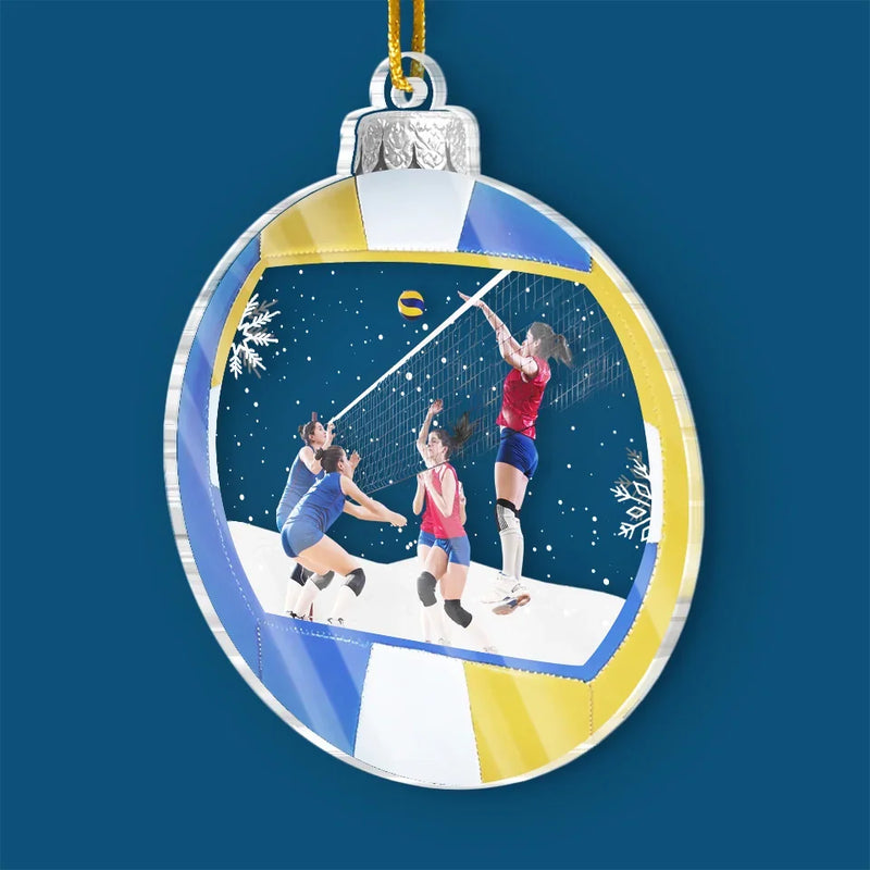 Custom Photo Let The Good Times Roll - Sport Personalized Custom Ornament - Acrylic Custom Shaped - Christmas Gift For Sport Lovers, Sport Players