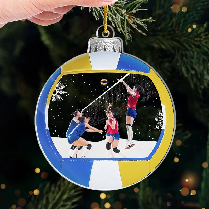 Custom Photo Let The Good Times Roll - Sport Personalized Custom Ornament - Acrylic Custom Shaped - Christmas Gift For Sport Lovers, Sport Players