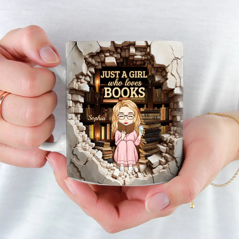 Read To Live And Live To Read - Personalized Custom Mug - Christmas Gift For Book Lovers