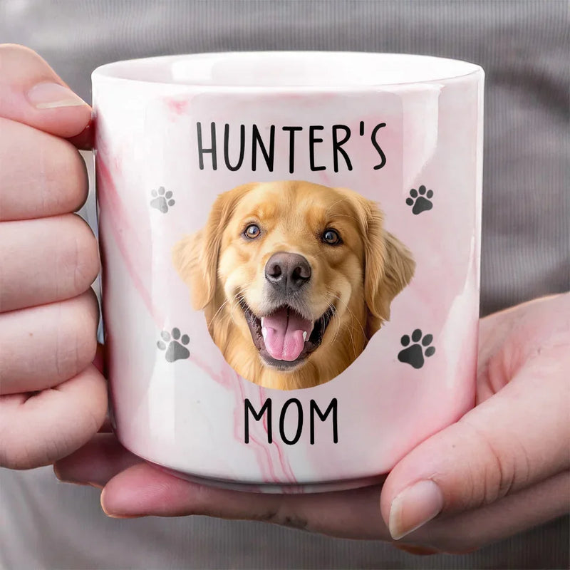Custom Photo My Lovely Kid - Dog & Cat Personalized Custom Marble Mug - Christmas Gift For Pet Owners, Pet Lovers