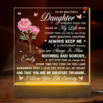 You Are Always In Mine - Family Personalized Custom Shaped 3D LED Light - Christmas Gift For Daughter