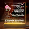 You Are Always In Mine - Family Personalized Custom Shaped 3D LED Light - Christmas Gift For Daughter