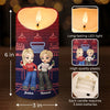 Life Is Better With Friends - Bestie Personalized Custom LED Candle - Christmas Gift For Best Friends, BFF, Sisters