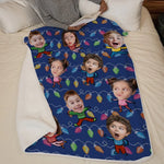 Custom Photo You Are Everything - Family Personalized Custom Blanket - Christmas Gift For Family Members
