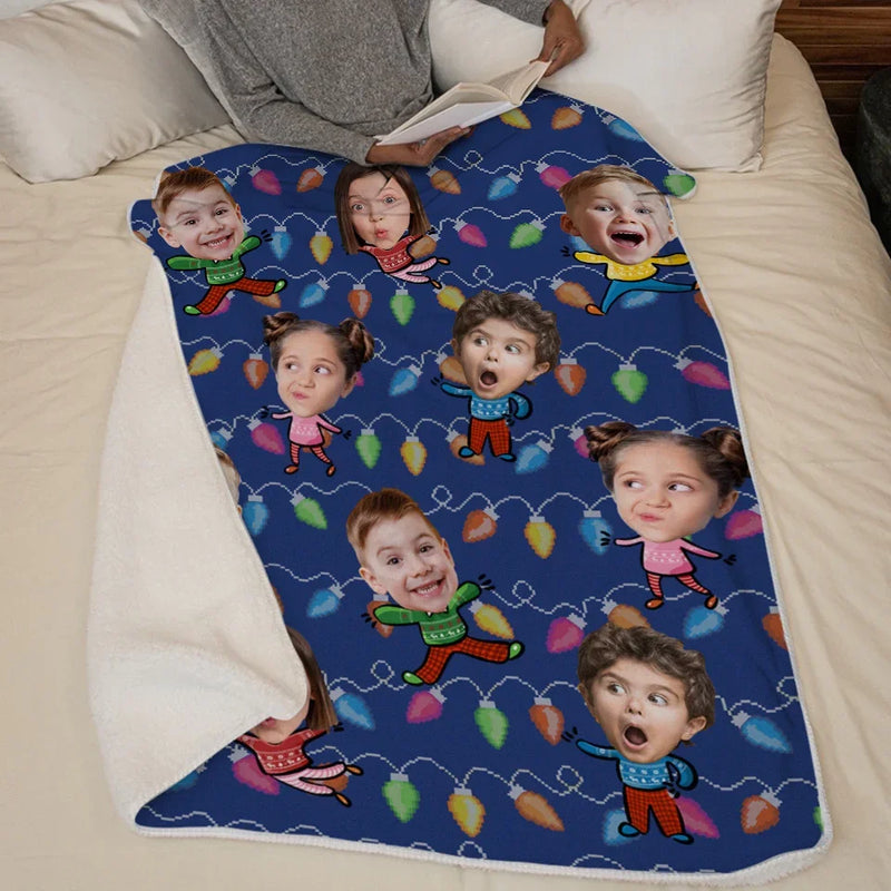 Custom Photo You Are Everything - Family Personalized Custom Blanket - Christmas Gift For Family Members