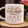 Best Fur Mom Ever - Dog & Cat Personalized Custom Marble Mug - Christmas Gift For Pet Owners, Pet Lovers