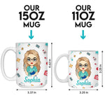 Custom Name Nurse Nutrition Facts Gifts - Personalized Mugs