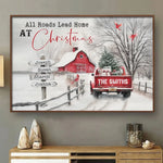 Custom Name Christmas Family Gifts - Personalized Poster