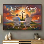 Favorite Person, Favorite Place - Couple Personalized Custom Horizontal Poster - Gift For Husband Wife, Anniversary