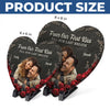 Custom Photo You Are, And Always Have Been, My Dream - Couple Personalized Custom Heart Shaped Stone With Stand - Christmas Gift For Husband Wife, Anniversary, First Christmas