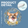 Custom Photo You Put The Merry In My Christmas - Dog & Cat Personalized Custom Circle Glass Ornament - Christmas Gift For Pet Owners, Pet Lovers