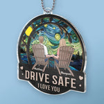 With You, Every Moment Is A Fairytale
 - Couple Personalized Custom Car Ornament - Acrylic Custom Shaped - Christmas Gift For Husband Wife, Anniversary