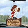 Custom Photo You Make My Heart Skip A Beat
 - Couple Personalized Custom Car Ornament - Acrylic Custom Shaped - Christmas Gift For Husband Wife, Anniversary