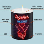 I'm Keeping You Forever Yours - Couple Personalized Custom Smokeless Scented Candle - Christmas Gift For Husband Wife, Anniversary
