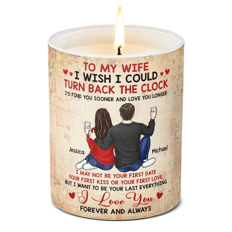 Every Moment With You Is Magic - Couple Personalized Custom Smokeless Scented Candle - Christmas Gift For Husband Wife, Anniversary