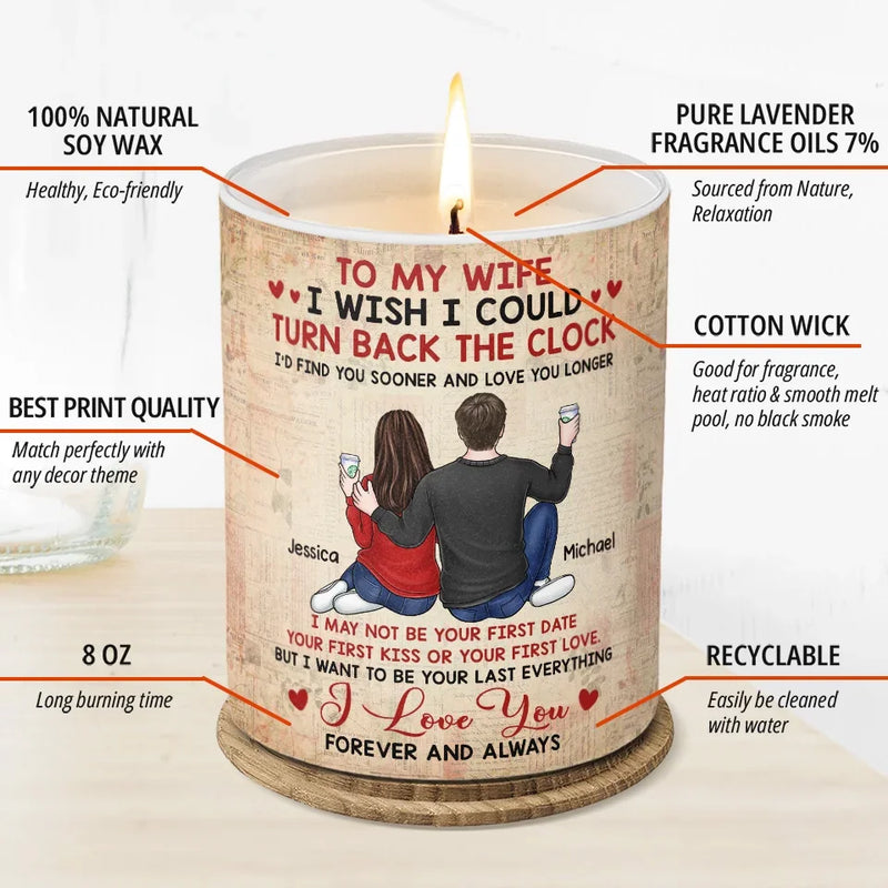 Every Moment With You Is Magic - Couple Personalized Custom Smokeless Scented Candle - Christmas Gift For Husband Wife, Anniversary