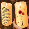 Always Trust In Your Heart And Follow Your Dreams - Family Personalized Custom LED Candle - Christmas Gift For Son, Daughter, Grandson, Granddaughter
