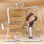 Custom Name Romantic Couple Gifts - Personalized Shaped Acrylic Plaque