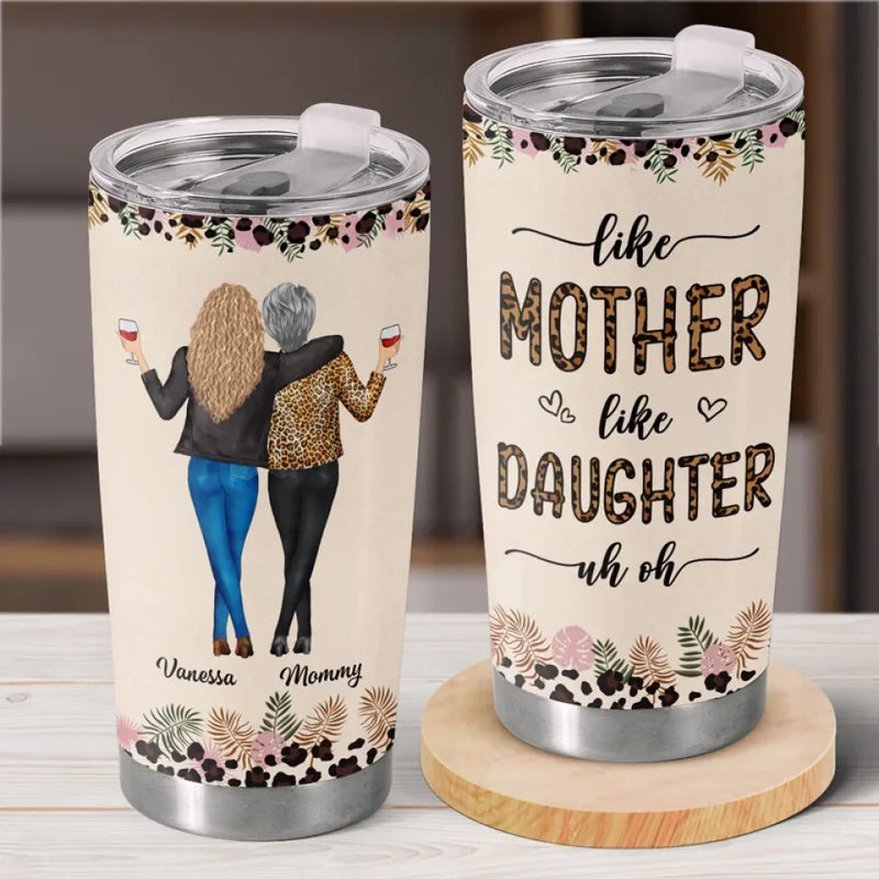 Forever My Baby Girl - Family Personalized Custom Tumbler - Gift For Mom, Daughter
