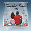 We’ve Built A Beautiful Life Filled With Love - Couple Personalized Custom Square Shaped Acrylic Plaque - Christmas Gift For Husband Wife, Anniversary