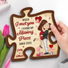 Your Embrace Is My Favorite Place - Couple  Personalized Custom 2-Layered Wooden Plaque With Stand - Gift For Husband Wife, Anniversary