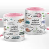 I Am Naturally A Badass - Affirmation Personalized Custom Accent Mug - Christmas Gift For Yourself
