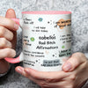 I Am Naturally A Badass - Affirmation Personalized Custom Accent Mug - Christmas Gift For Yourself