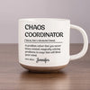 Master Of Chaos - Coworker Personalized Custom Printed Pottery Mug - Gift For Coworkers, Work Friends, Colleagues
