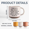 Scattered Sarcasm, Endless Entertainment - Coworker Personalized Custom Printed Pottery Mug - Gift For Coworkers, Work Friends, Colleagues