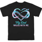 Custom Photo We Only Part To Meet Again - Memorial Personalized Custom Back And Front Printed Unisex T-shirt - Sympathy Gift For Family Members