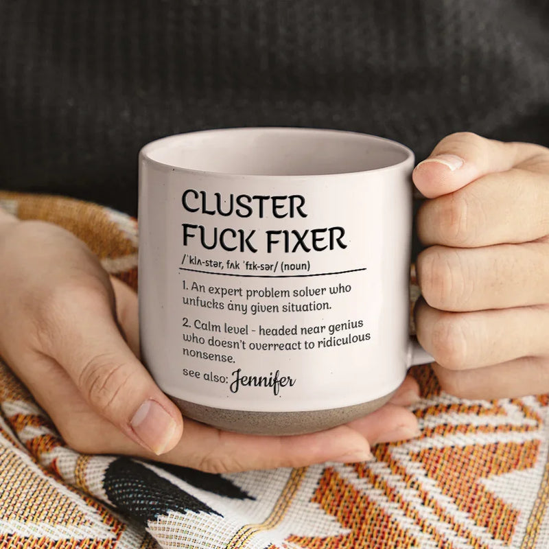 Expert Problem Solver - Coworker Personalized Custom Printed Pottery Mug - Gift For Coworkers, Work Friends, Colleagues