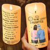 A Mother Is Her Daughter’s First Home - Family Personalized Custom LED Candle - Christmas Gift For Mom, Grandma