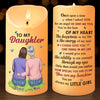You Are Always My Little Girl - Family Personalized Custom LED Candle - Christmas Gift For Daughter, Granddaughter