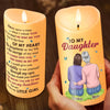 You Are Always My Little Girl - Family Personalized Custom LED Candle - Christmas Gift For Daughter, Granddaughter