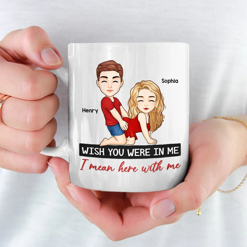 Your Touch Is My Addiction - Couple Personalized Custom Mug - Christmas Gift For Husband Wife, Anniversary, Long Distance Relationship