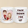 Your Love Is My Sweetest Sin - Couple Personalized Custom Mug - Christmas Gift For Husband Wife, Anniversary