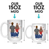 The Boyfriend You Are Lucky To Have - Couple Personalized Custom Mug - Christmas Gift For Husband Wife, Anniversary