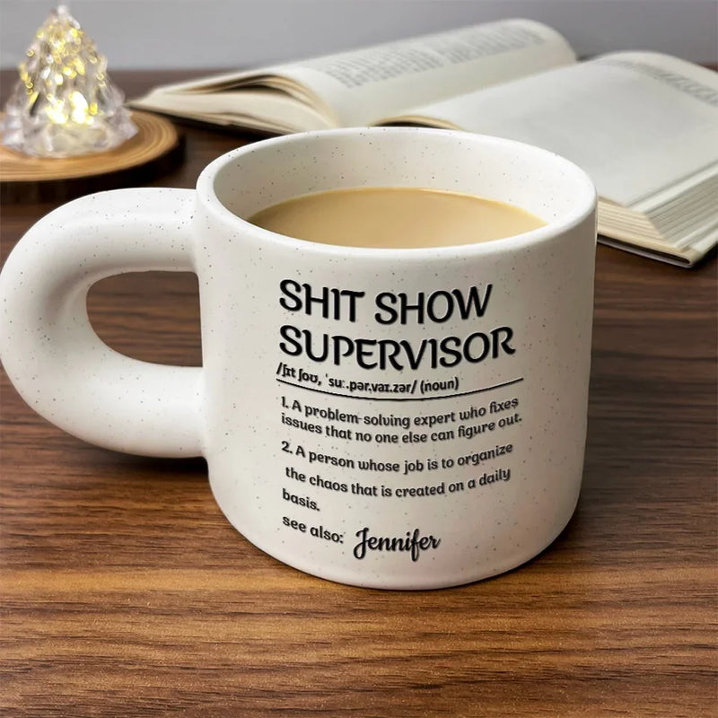 A Problem-Solving Expert - Coworker Personalized Custom Chunky Mug - Gift For Coworkers, Work Friends, Colleagues