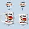 I Like To Stay In Bed With My Pets - Dog & Cat Personalized Custom Mug - Gift For Pet Owners, Pet Lovers