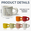 Sip, Smile, Repeat - Coworker Personalized Custom Chunky Mug - Gift For Coworkers, Work Friends, Colleagues