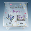 Distance Can’t Break A Bond This Strong - Bestie Personalized Custom Square Shaped Acrylic Plaque - Gift For Best Friends, BFF, Sisters