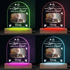 Custom Photo A Shining Soul That Will Never Be Forgotten - Memorial Personalized Custom Shaped 3D LED Light - Sympathy Gift For Family Members