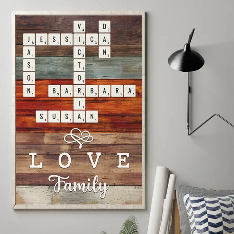 Home Is Where The Family Gathers - Family Personalized Custom Vertical Poster - Gift For Family Members