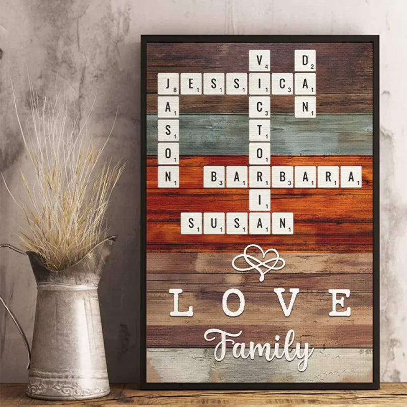 Home Is Where The Family Gathers - Family Personalized Custom Vertical Poster - Gift For Family Members