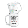 Location Map I Exist In Two Places, Here And Where You Are - Couple Personalized Custom Map Mug - Map Art, Christmas Gift For Husband Wife, Anniversary