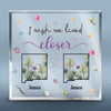 Distance Can’t Break A Bond This Strong - Bestie Personalized Custom Square Shaped Acrylic Plaque - Gift For Best Friends, BFF, Sisters