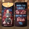 My Love For You Sparkles Like The Brightest Star - Couple Personalized Custom LED Candle - Christmas Gift For Husband Wife, Anniversary