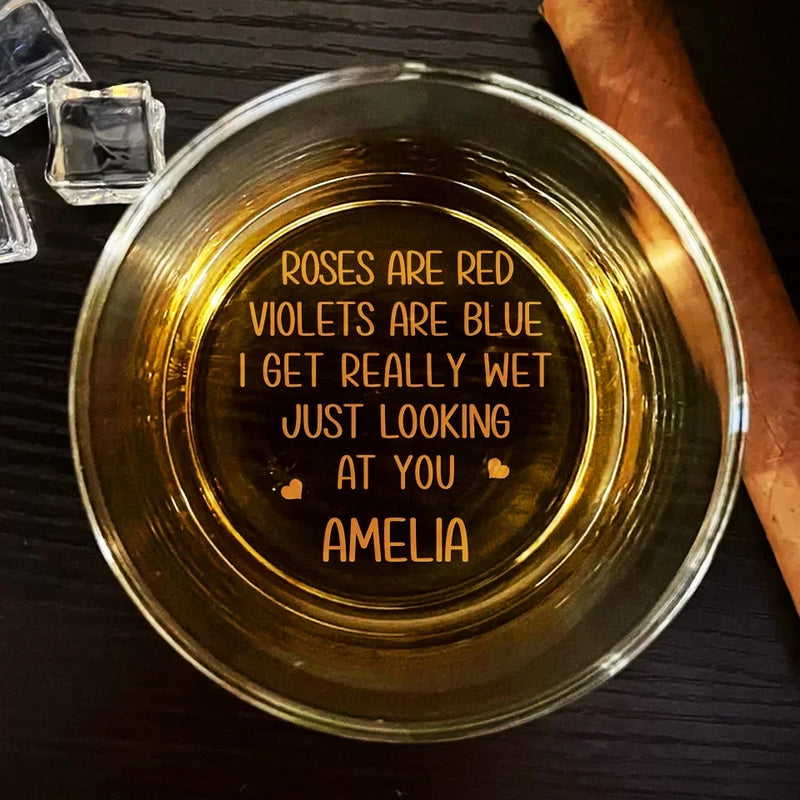 You’re My Kind Of Perfect - Couple Personalized Custom Whiskey Glass - Gift For Husband Wife, Anniversary